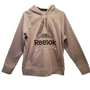 Reebok Men's pullover drawstring hoodie bucket pocket Size medium.